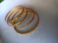 8101 Golden Bangles  - 2.8