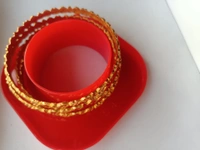 8106 Golden Bangles (4 Pices) - 2.4