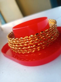 8108 Golden Bangles Sets (8 Pices) - 2.8