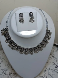 755 Oxidised Jewellery Set 