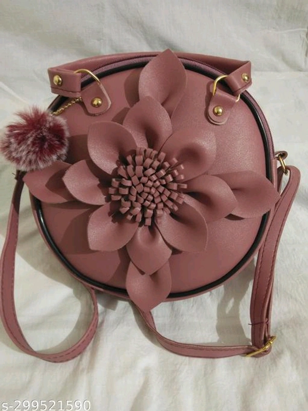5049 Leather Sied Bag - Peach Schnapps
