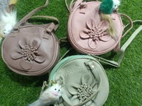 5049 Leather Sied Bag - Peach Schnapps