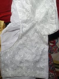 12006 Chikon WhiteCotton Blouse  - 34
