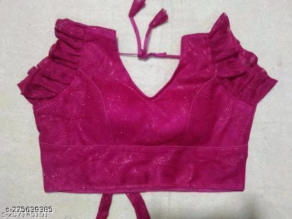 12007 Modern Net Blouse  - Free Size