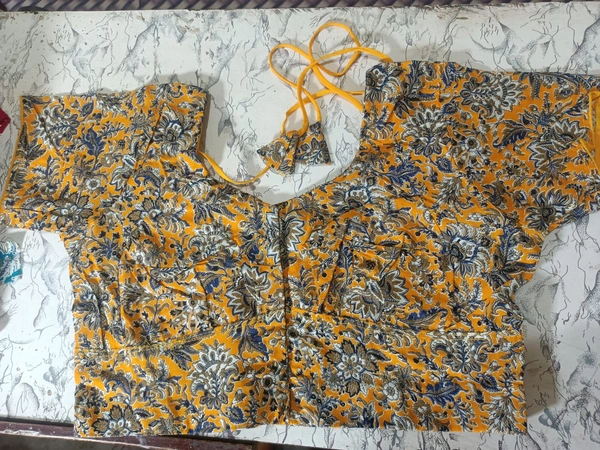 12010 Kalngkari  Cotton Blouse  - Bright Sun, 32