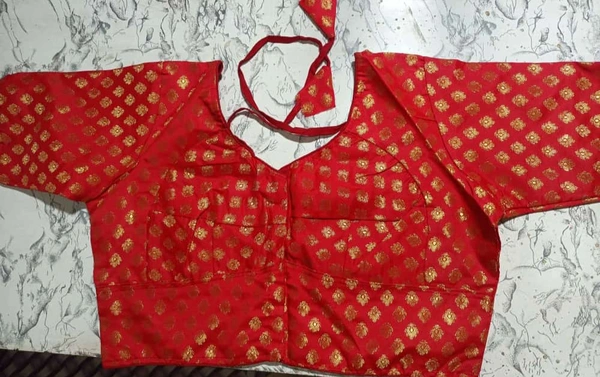 12017 Banarashi Blouse  - 32, Yellow