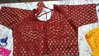 12017 Banarashi Blouse  - 32, Yellow