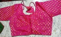 12017 Banarashi Blouse  - 34, Red