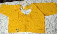 12019 Chikon Cotton Blouse  - Yellow, 32