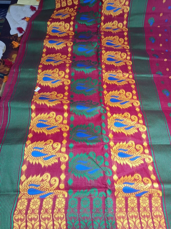 015 All Over Buti Pam Pam Jamdani (তাঁতের শাড়ি)