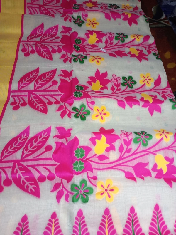 012 All Over Buti Pam Pam Jamdani (তাঁতের শাড়ি)