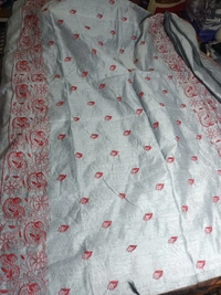036 Katha Stich Handloom With Blouse Pic