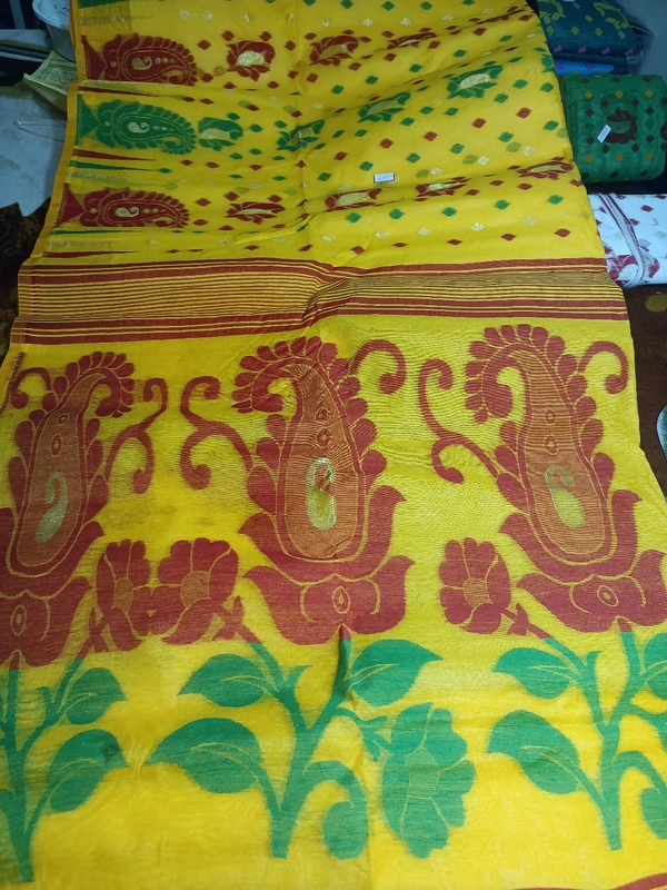 027  Hard  Jamdani (তাঁতের শাড়ি)