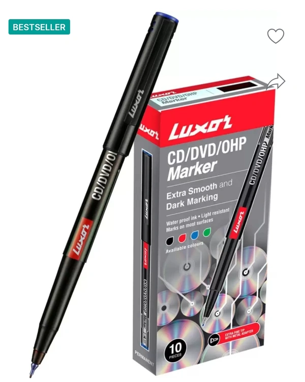 Parmenent CD Marker Pen - Red