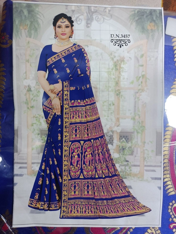 037 Baluchuri Saree With Blouse Pic 