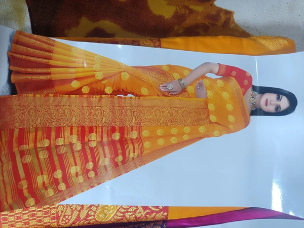 040 Kathan Silk With Blouse Pic 