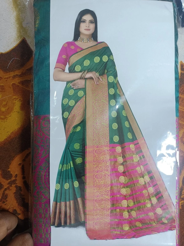 041 Kathan Silk With Blouse Pic 