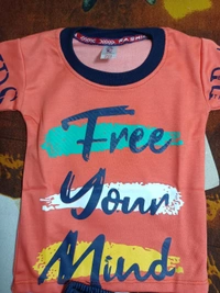 00O Cotton T Shirt With Jins Pant - 20, Tickle Me Pink