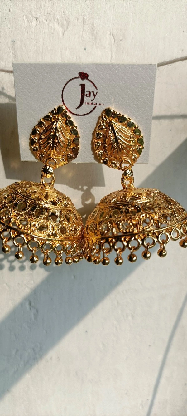 486 Golden Jhumka 
