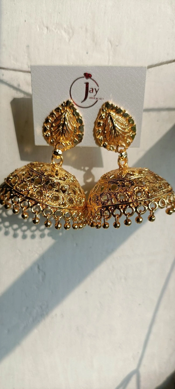 486 Golden Jhumka 