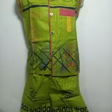 00P Cotton Shirt With Pant - Green, 20