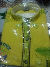 00L Cotton Shirt With Pant - Green, 32