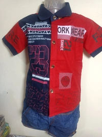 00Q Shirt With Pant - Red, 28