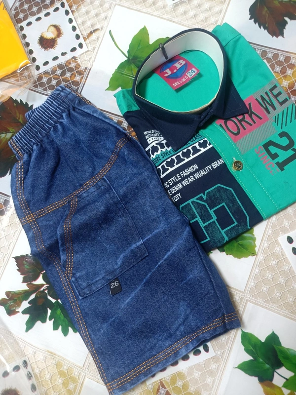 00Q Shirt With Pant - Green, 24