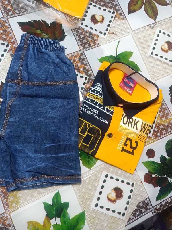 00Q Shirt With Pant - Yellow, 20