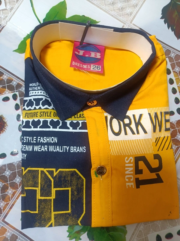 00Q Shirt With Pant - Yellow, 20