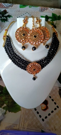 762 Stone  & Moti Jewellery Set