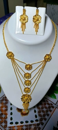 768 Golden Jewellery Set 