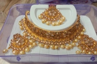 769 Stone Moti Choker Set 