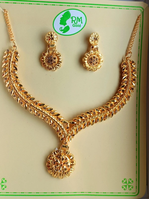 788 Golden Jewellery Set 