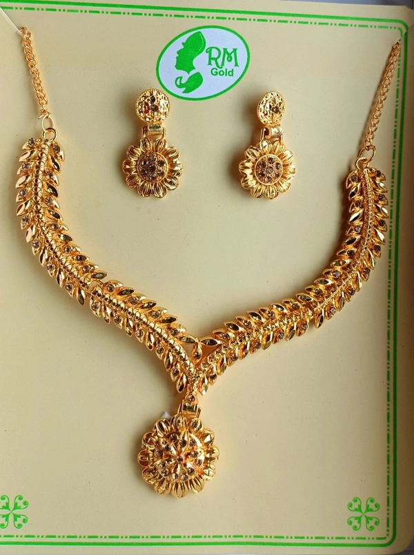 788 Golden Jewellery Set 