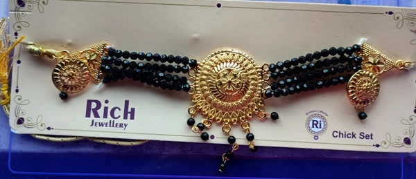 792 Cristal Golden Choker Set 