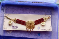 792 Cristal Golden Choker Set 