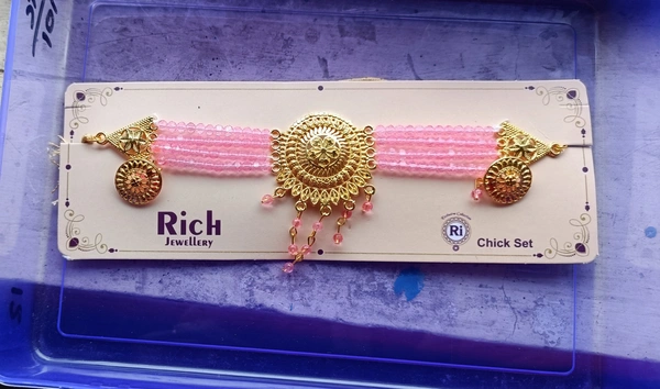 792 Cristal Golden Choker Set 