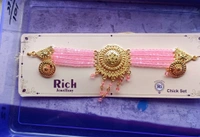 792 Cristal Golden Choker Set 
