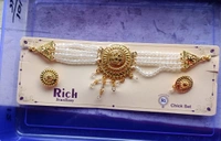 792 Cristal Golden Choker Set 