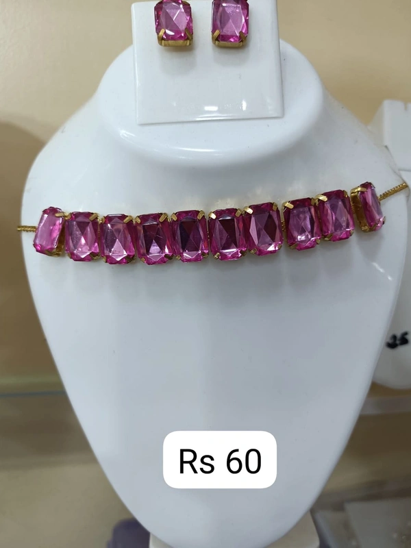 794 Stone Jewellery Set - Purple Pizzazz