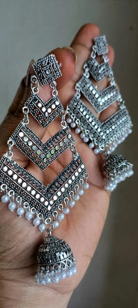 257 Big Oxidise Jhumka