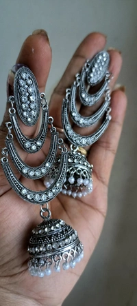 272 Big Oxidise Jhumka