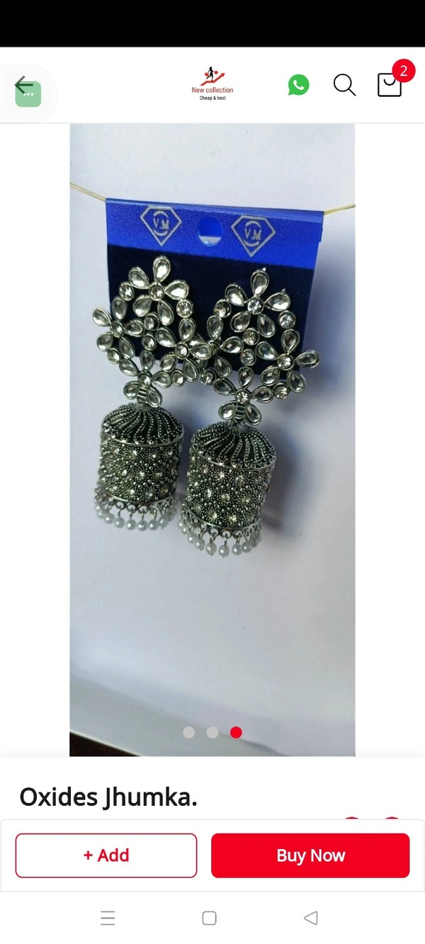 276. Oxides Jhumka.