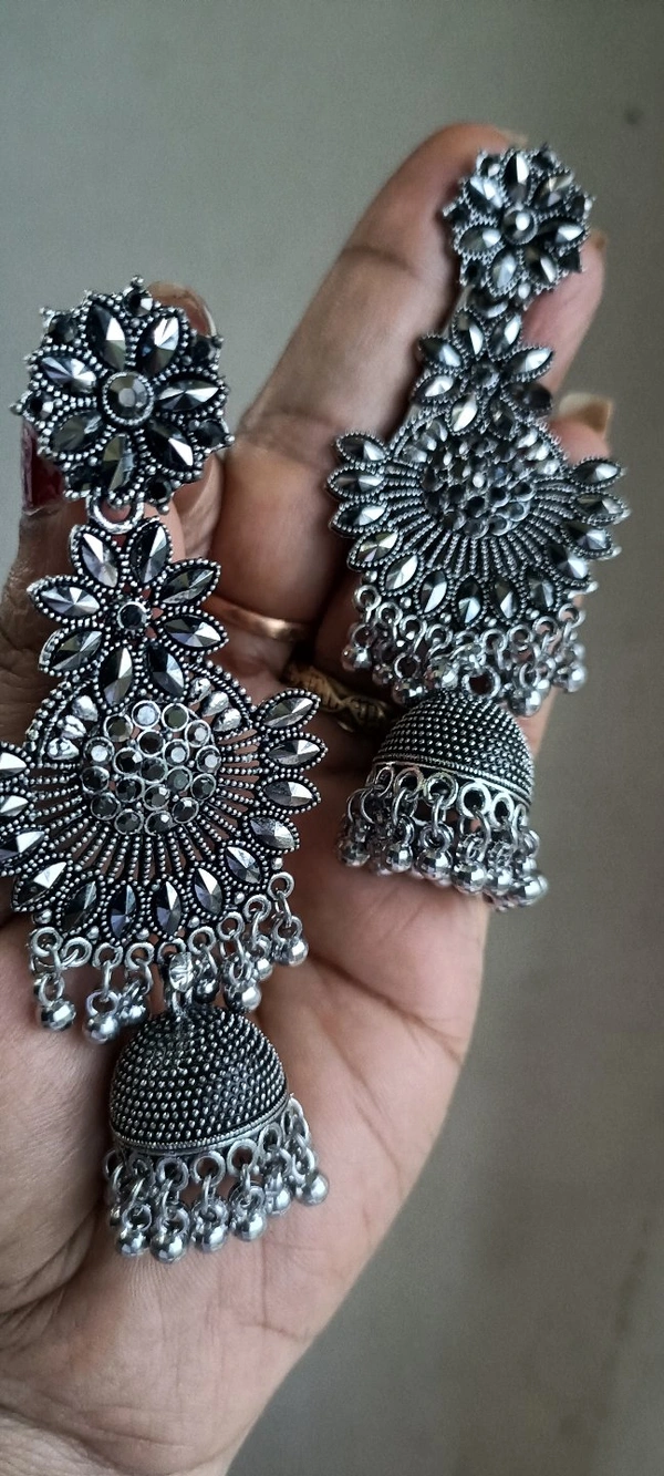273 Big Oxidise Jhumka