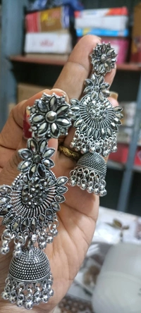 273 Big Oxidise Jhumka