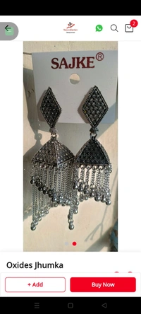 498 Oxides Jhumka 