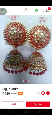 266 Big Jhumka