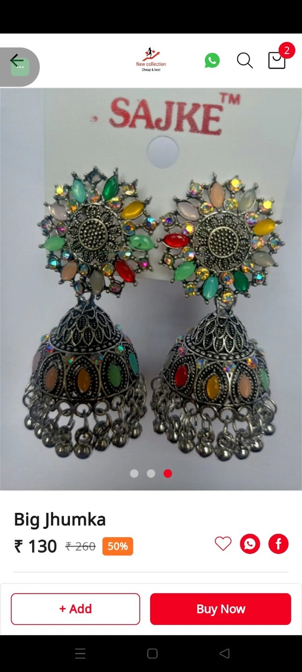 255 Big Jhumka 