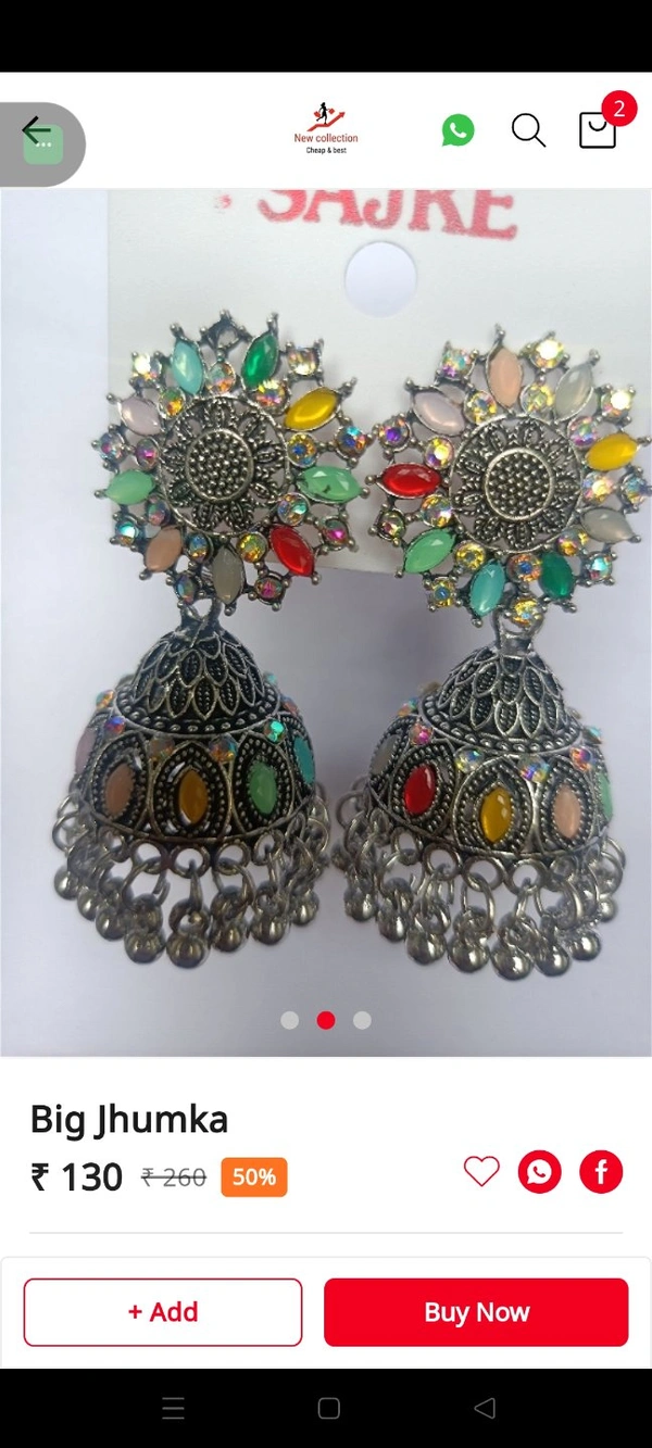 255 Big Jhumka 